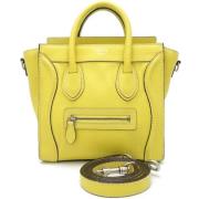 Celine Vintage Pre-owned Laeder celine-vskor Yellow, Dam