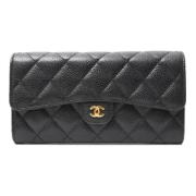 Chanel Vintage Pre-owned Laeder plnbcker Black, Dam