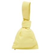 Bottega Veneta Vintage Pre-owned Laeder kuvertvskor Yellow, Dam