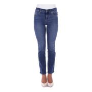 Liu Jo Denim Skinny Stretch Jeans med Rhinestone Detaljer Blue, Dam