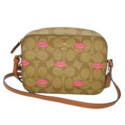 Coach Pre-owned Pre-owned Canvas axelremsvskor Beige, Dam