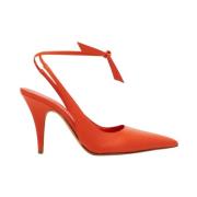 Alexandre Birman Orange Slim Clarita Högklackade Sandaler Orange, Dam