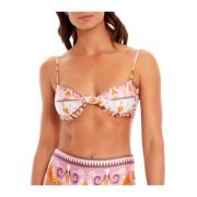 Agua by Agua Bendita Lucille Bikini Topp med Justerbara Band Multicolo...