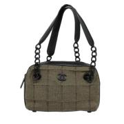 Chanel Vintage Pre-owned Bomull handvskor Gray, Dam