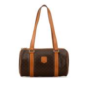 Celine Vintage Pre-owned Tyg resvskor Brown, Dam