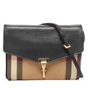 Burberry Vintage Pre-owned Tyg axelremsvskor Black, Dam