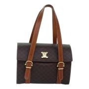 Celine Vintage Pre-owned Canvas celine-vskor Brown, Dam