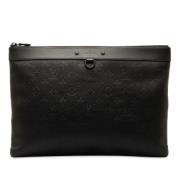 Louis Vuitton Vintage Pre-owned Laeder kuvertvskor Black, Herr