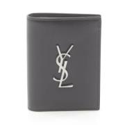 Yves Saint Laurent Vintage Pre-owned Laeder plnbcker Black, Herr