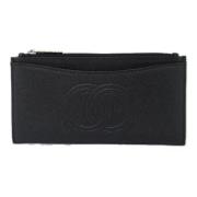 Chanel Vintage Pre-owned Laeder plnbcker Black, Dam