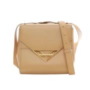 Bottega Veneta Vintage Pre-owned Laeder handvskor Beige, Dam