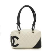 Chanel Vintage Pre-owned Laeder chanel-vskor Beige, Dam