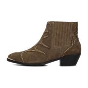 Toral Sonia Punk Cowboots Brown, Dam