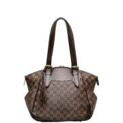 Louis Vuitton Vintage Pre-owned Canvas handvskor Brown, Dam