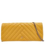 Carolina Herrera Pre-owned Pre-owned Laeder crossbodyvskor Yellow, Dam