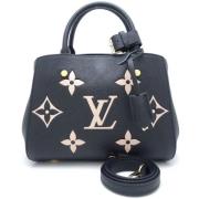 Louis Vuitton Vintage Pre-owned Laeder handvskor Black, Dam