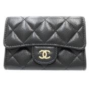 Chanel Vintage Pre-owned Laeder plnbcker Black, Dam