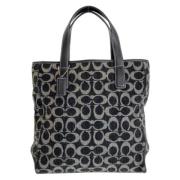 Coach Pre-owned Pre-owned Canvas handvskor Black, Dam