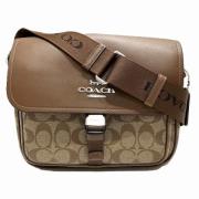 Coach Pre-owned Pre-owned Canvas axelremsvskor Green, Dam