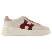 Hogan Laeder sneakers Beige, Dam