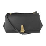 Bottega Veneta Vintage Pre-owned Laeder axelremsvskor Black, Dam