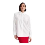 Norma Kamali Vit Oversized Skjorta White, Dam