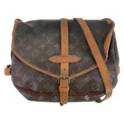 Louis Vuitton Vintage Pre-owned Canvas louis-vuitton-vskor Brown, Dam