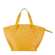 Louis Vuitton Vintage Pre-owned Laeder handvskor Yellow, Dam