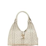 Gucci Vintage Pre-owned Laeder crossbodyvskor Beige, Dam