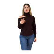 Emma&Gaia Turtlenecks Brown, Dam