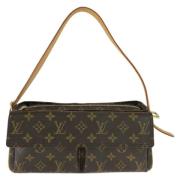 Louis Vuitton Vintage Pre-owned Canvas handvskor Brown, Dam