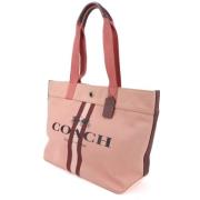 Coach Pre-owned Pre-owned Canvas axelremsvskor Pink, Dam