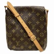 Louis Vuitton Vintage Pre-owned Canvas crossbodyvskor Brown, Dam