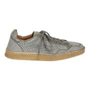 Elia Maurizi Vintage Mocka Sneaker med Paljetter Gray, Dam