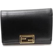 Fendi Vintage Pre-owned Laeder plnbcker Black, Dam