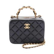 Chanel Vintage Pre-owned Laeder chanel-vskor Black, Dam