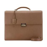 Salvatore Ferragamo Pre-owned Pre-owned Laeder handvskor Beige, Herr