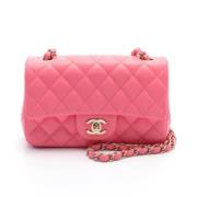 Chanel Vintage Pre-owned Laeder chanel-vskor Pink, Dam