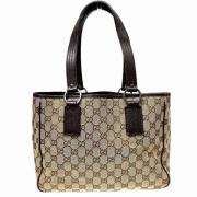 Gucci Vintage Pre-owned Canvas totevskor Brown, Dam