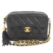 Chanel Vintage Pre-owned Laeder chanel-vskor Black, Dam