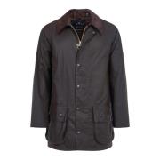 Barbour Klassisk Beaufort Vaxjacka Oliv Green, Herr