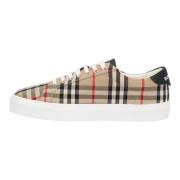 Burberry Bomull sneakers Beige, Herr