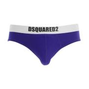 Dsquared2 Blå logo briefs klassisk stil Blue, Herr