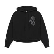 Kenzo Kort Blommig Arkiv Huvtröja Black, Dam