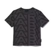 Marc Jacobs Grå Monogram Baby T-shirt Gray, Dam