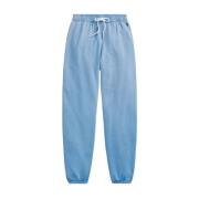 Ralph Lauren Blå sweatpants Blue, Dam