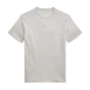 Ralph Lauren Grå T-shirt med logo Custom Slim Fit Gray, Herr