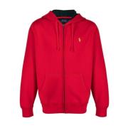 Ralph Lauren Stilfull Fleece Tröja Red, Herr