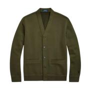 Ralph Lauren Polar Cardigan Khaki Green, Herr