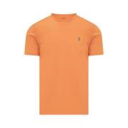 Ralph Lauren Crewneck Orange T-Shirt Orange, Herr